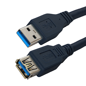 500070/06BK - USB 3.0 "A" Male to "A" Female - 6ft - Black