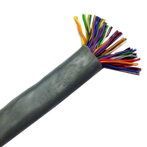 100139GY - CAT3 Cable, 25 Pair, UTP, Riser Rated (CMR), Solid Bare Copper - Grey - 1000ft