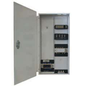 103904 - Structured Wiring Panel w/Locking Hinged Door, 28" H x 14" W x 4" D, White