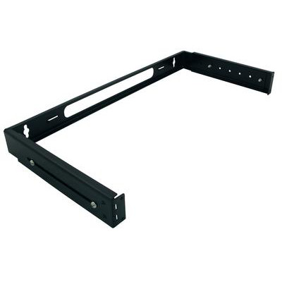 120105 - 19" Wall Mount Hinged Bracket - Adjustable Depth (9" - 13") - 1U