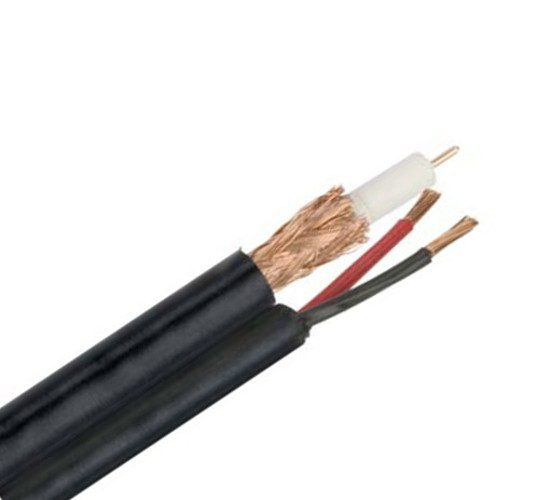 140551/500 - RG-59 + 18/2 Power Wire - Siamese - Riser (CMR) - 500ft - Black