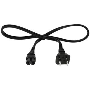 270016/06 - NEMA 1-15P to C7 Power Cord - Non-Polarized - 6ft