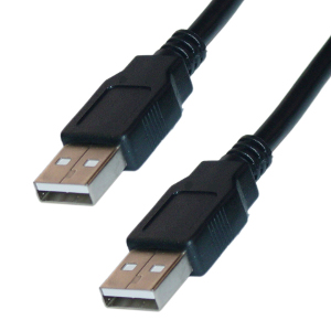 500030/06BK - USB 2.0 "A" Male to "A" Male 6FT Black