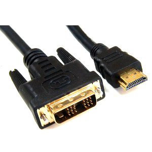 500236/15BK - HDMI to DVI-D Single Link Cable - Male to Male - 15ft