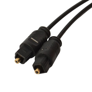 501140/12BK - TOSLINK Optical Digital Audio Cable - Male to Male - 12ft
