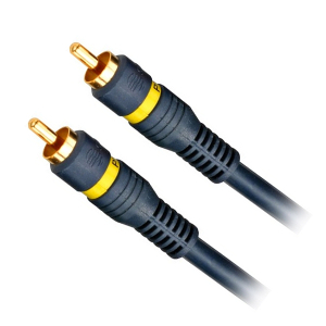 501555BL/03 - Premium RCA Coaxial Composite Video Cable -  Male to Male - 3ft