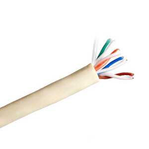 101152BG - CAT5e Indoor or Outdoor UV Rated Cable, 4 Pair, UTP, Riser Rated (CMR) - Beige - 1000ft