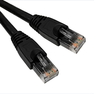 101926BK - CAT6A 550MHz UTP Ethernet Network RJ45 Patch Cable - Black - 10ft