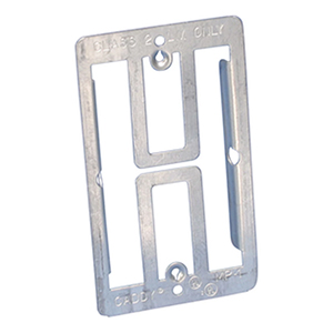 102190M - Low-voltage mounting plate, Single gang - Steel