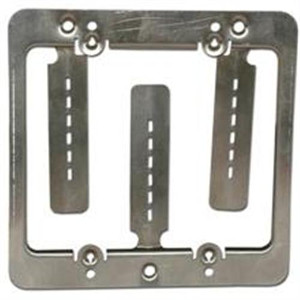 102192 - Low Voltage Mounting Bracket - Junction Box Eliminator - Double Gang - Steel