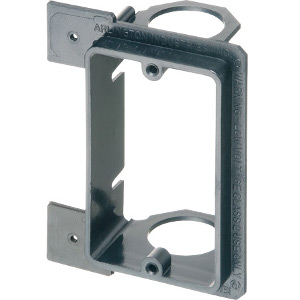 102193NC - Low Voltage Mounting Bracket for New Construction - Single Gang - Plastic