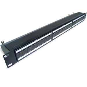 103824-AS - CAT6A 24-Port Shielded Patch Panel