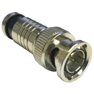 108157M - RG6 - BNC Compression Connector - Waterproof - Male
