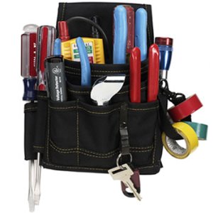 109520 - Custom LeatherCraft (CLC) - 9 Pocket Electrical or Maintenance Pouch