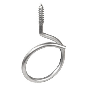 120824 - 2" Bridle Ring with Wood Screw