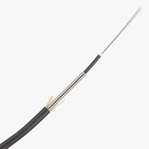 160424-SMFT - Tinifiber - 24 Fiber OS2 Single Mode 250mm Plenum Indoor/Outdoor Armored Fiber Optic Cable - Per Foo