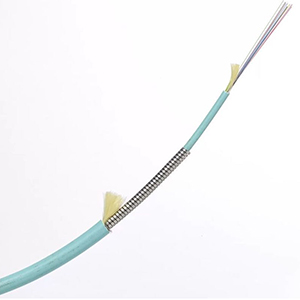160448R-SMFT - Tinifiber - 48 Fiber OS2 Single Mode 250um Plenum Indoor/Outdoor Armored Fiber Optic Cable - Per Foo