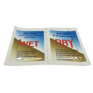 167835 - Lint Free Wipe Paper - One Wet + One Dry