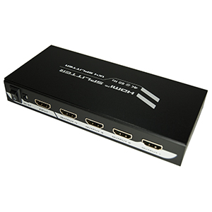 301064 - 1x4 HDMI 2.0 Splitter - 4K UHD, 18Gbps, HDR, and HDCP 2.2 Support