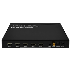 301256 - HDMI 4X1 Quad Multi-Viewer with Seamless Switcher