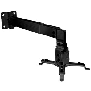 309062BK - Universal Projector Wall Mount (Max 44 lbs) - Black
