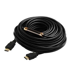 500243BK/75 - High Speed HDMI 2.0 Cable with Chipset, OD 7.3mm 4K/2K at 60Hz - 28 AWG - 75ft