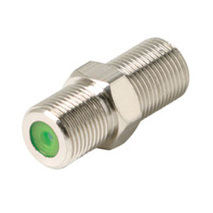 503402 - F Type Coupler - 1GHz - Nickel - Female to Female
