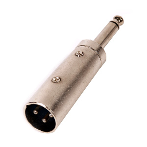 503546 - 3-Pin XLR Male to 1/4" Mono Male Adapter