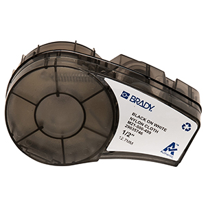 M21-500-499 - Aggressive Adhesive Multi-Purpose Nylon Labels with Ribbon for Brady M210, M211, BMP21-PLUS Printers