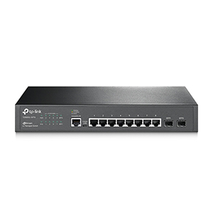 T2500G-10TS - TP-Link - JetStream 8-Port Gigabit L2 Managed Switch with 2 SFP Slots