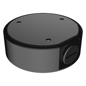 TR-JB03-I-IN-BK - Uniview - 4.64in - Fixed Dome Outdoor Wall Mount Turret Camera - Black