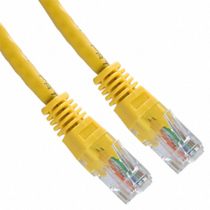 101969YL - CAT6 550MHz UTP Ethernet Network RJ45 Patch Cable - Yellow- 50ft