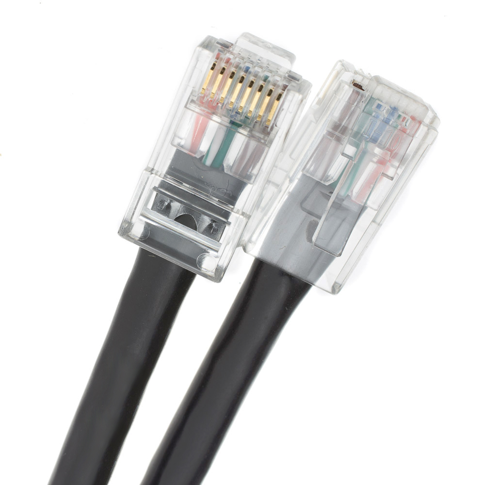 101946BK - CAT5e 350MHz Bootless UTP Ethernet Network RJ45 Patch Cable - Black - 10ft